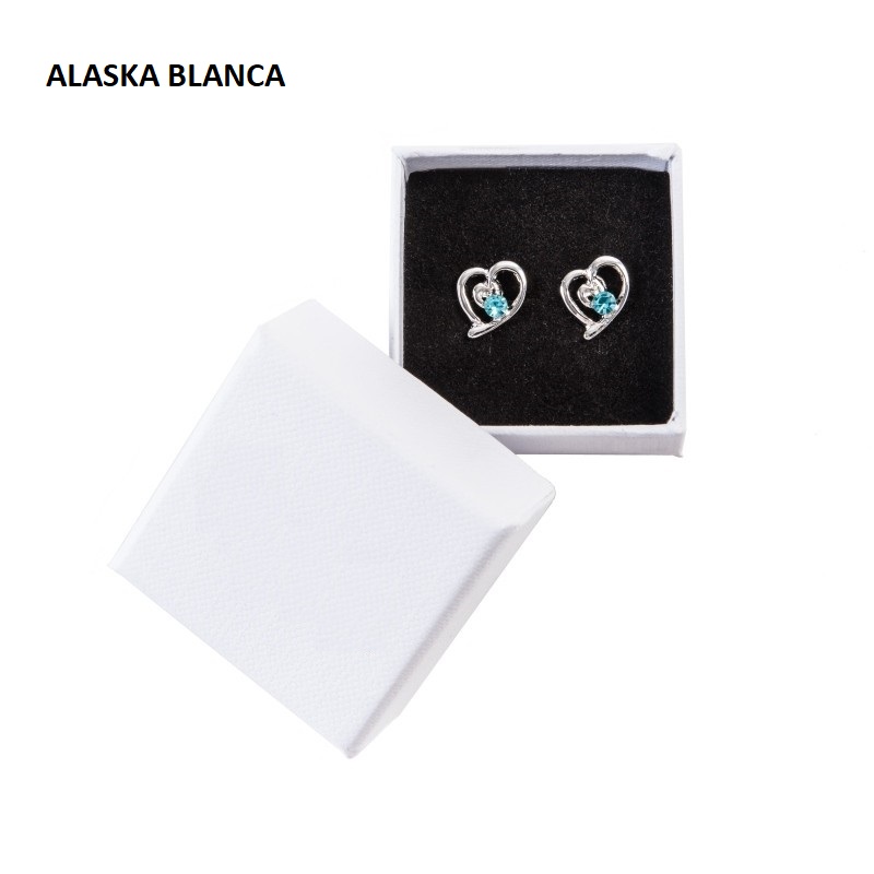 Alaska Color's PINK earrings 43x43x21 mm.